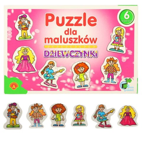 ALEXANDER Puzzle dla maluszków - dziewczynki 2+