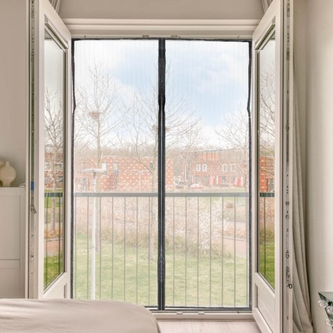 Moskitiera siatka magnetyczna LUARO na drzwi solidna mocny magnes 100x210cm