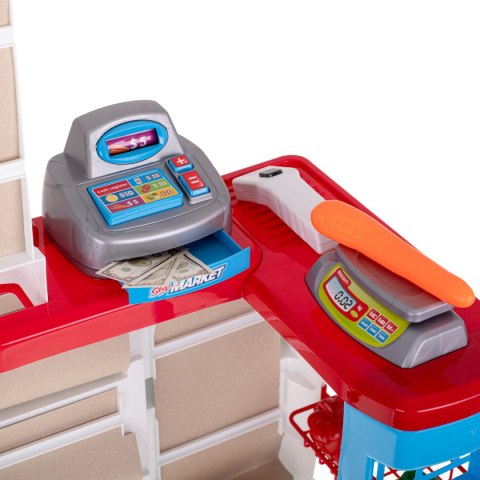 Sklep dla dzieci supermarket stragan wózek na zakupy akcesoria