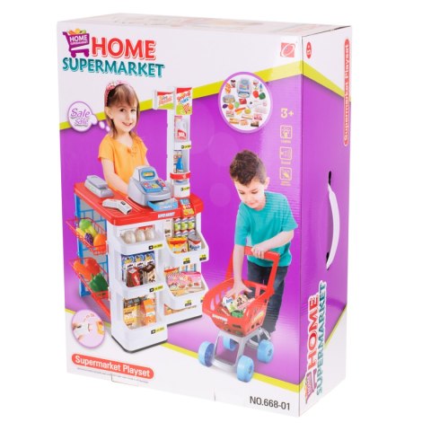 Sklep dla dzieci supermarket stragan wózek na zakupy akcesoria