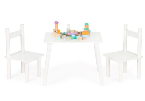 Stół stolik +2 krzesła meble dla dzieci komplet ECOTOYS Stół stolik +2 krzesła meble dla dzieci komplet ECOTOYS