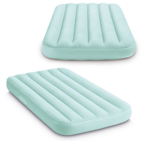 Materac dmuchany dla dzieci do spania 157x88x18 cm niebieski INTEX 66803NP BLUE