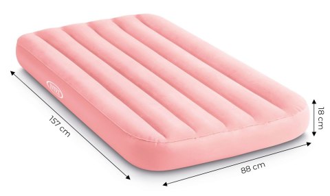 Materac dmuchany dla dzieci do spania 157x88x18 cm różowy INTEX 66803NP PINK Materac dmuchany dla dzieci do spania 157x88x18 cm różowy INTEX 66803NP PINK