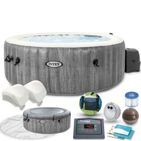 Nadmuchiwane jacuzzi hydromasaż 4 os. 196x71 cm WIFI akcesoria premium INTEX 28440 Nadmuchiwane jacuzzi hydromasaż 4 os. 196x71 cm WIFI akcesoria premium INTEX 28440