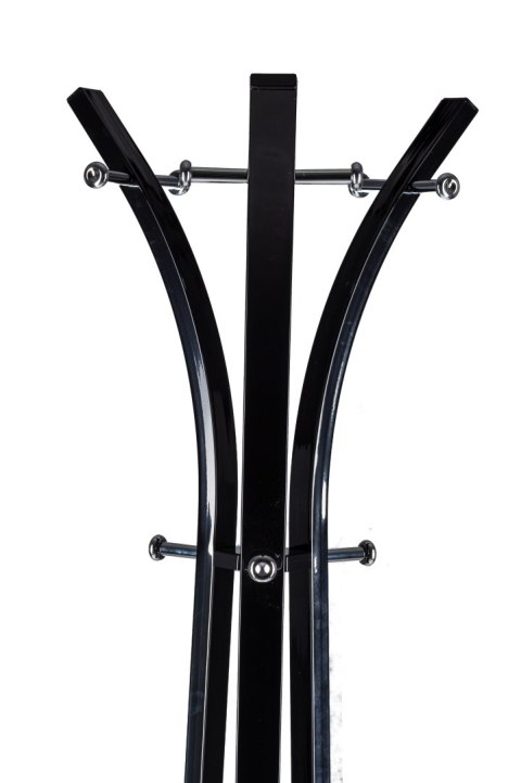 Wieszak stojak na ubrania podłogowy czarny ModernHome