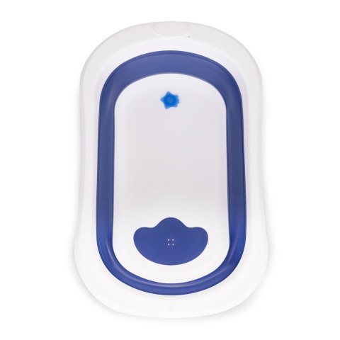 Wanienka dla dzieci wanna niebieska składana z odpływem ECOTOYS