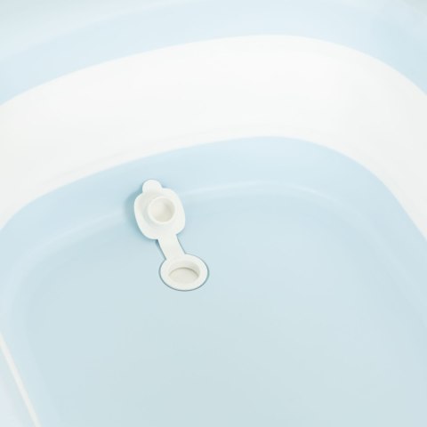 Wanienka dla dzieci wanna turystyczna składana odpływ szara ECOTOYS