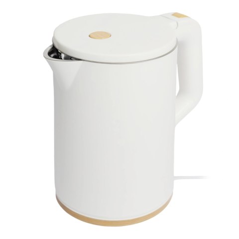 Czajnik elektryczny bezprzewodowy turystyczny 1500 W 1.2 l obrotowy biały