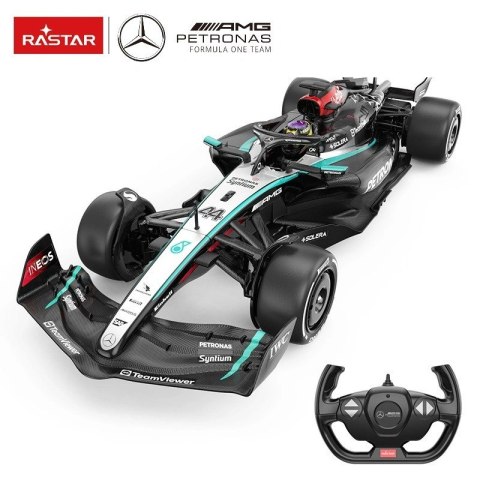 Samochód zdalnie sterowany Mercedes AMG F1 W15 E R/C skala 1:12 Rastar 10250