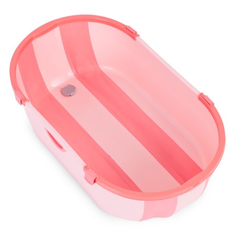 Wanienka dla dzieci wanna turystyczna składana odpływ różowa ECOTOYS