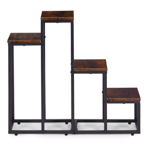 Kwietnik stojący stojak na kwiaty ozdoby 4 półki loft ModernHome