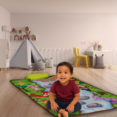 Mata edukacyjna dla dziecka interaktywna muzyczna grająca zwierzątka