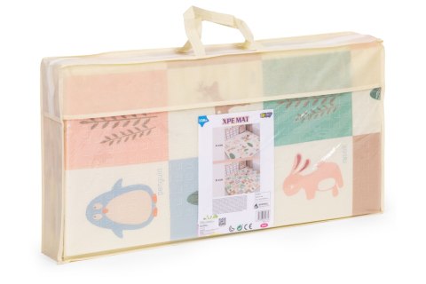 Mata piankowa dla dzieci 200x150 cm edukacyjna dwustronna składana + torba IPLAY