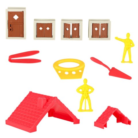 Piasek dla dzieci 750g domek foremki figurki zestaw kreatywny