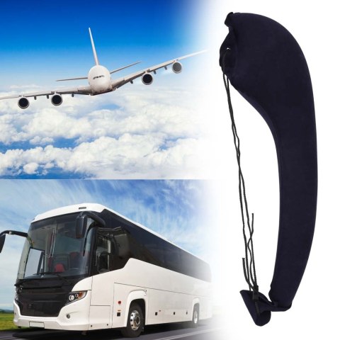 Poduszka podróżna nadmuchiwana boczna na ramię z zaczepem