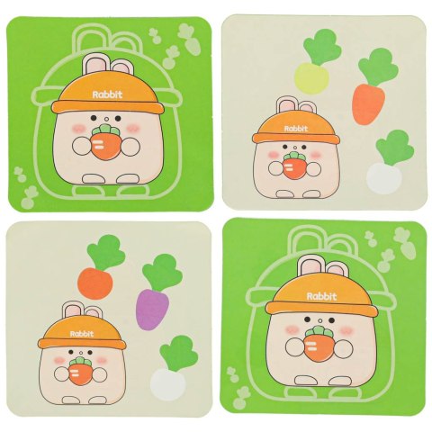 Gra planszowa zręcznościowa marchewkowe pole familijna gra dla dzieci