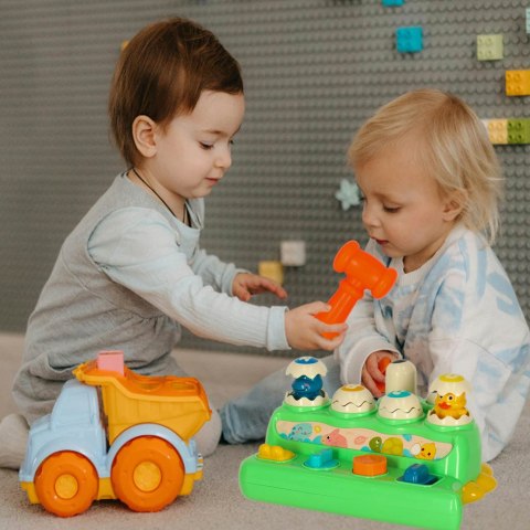 Wbijak gra zręcznościowa przebijak dinozaur wyskakujące zwierzątka