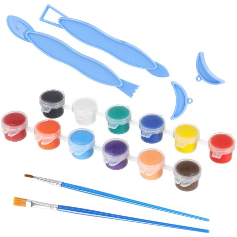 Koło garncarskie maszyna do ceramiki z gliną i farbami 600g