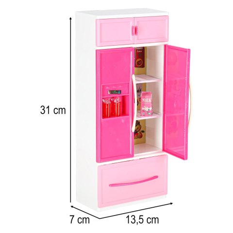 Mebelki dla lalek kuchnia 4 segmenty dźwięki LED 48cm