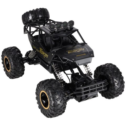 Samochód zdalnie sterowany na pilota RC Rock Crawler 1:12 4WD METAL czarny