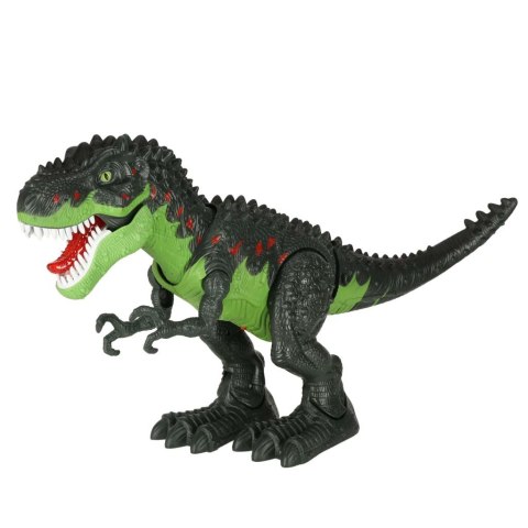Dinozaur T-REX elektroniczny chodzi ryczy zielony