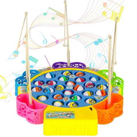 Gra zręcznościowa rodzinna rybki łowienie 24 rybek