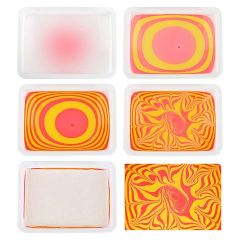 Malowanie na wodzie ebru zestaw kreatywny artystyczny akcesoria 8 kolorów