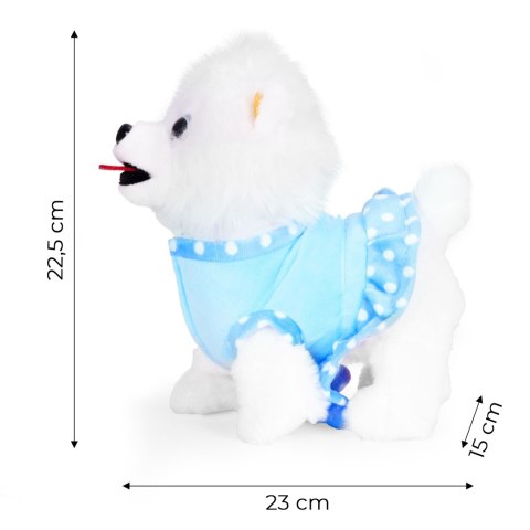 Interaktywny piesek na smyczy chodzi i merda ogonem melodyjki