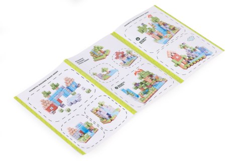 Klocki magnetyczne konstrukcyjne dla dzieci zestaw 88 elementów