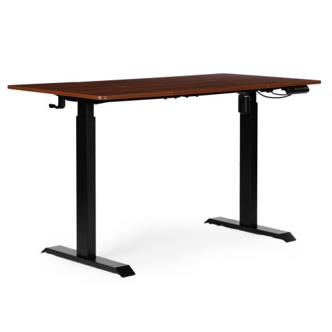 Biurko elektryczne regulowane 140x70 cm regulacja wysokości 76-121 cm ModernHome