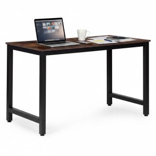 Biurko komputerowe szkolne stół 120x60 cm postarzany orzech ModernHome