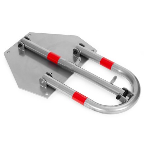 Blokada parkingowa składana zapora 45 cm na kłódkę z odblaskowymi pasami