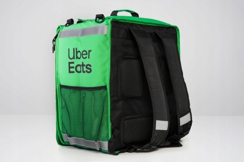 PLECAK TERMICZNY UBER EATS ROZSZERZALNY - TORBA NA DOSTAWY JEDZENIA