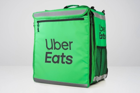 PLECAK TERMICZNY UBER EATS ROZSZERZALNY - TORBA NA DOSTAWY JEDZENIA