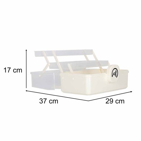 Pojemnik na leki organizer pudełko apteczka 29 x 16 x 15 cm