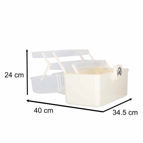 Pojemnik na leki organizer pudełko apteczka 34 x 19 x 22,5 cm