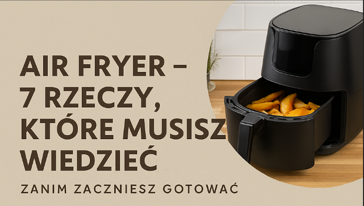 Air Fryer – 7 rzeczy, które musisz wiedzieć, zanim zaczniesz gotować