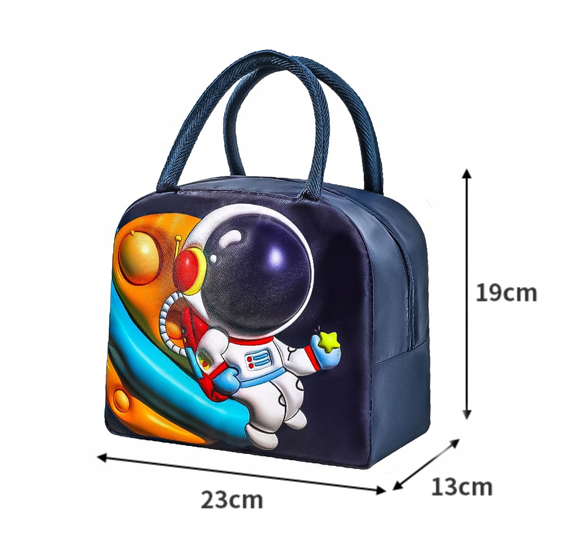 Torba Termiczna Sniadaniowa LUNCH BOX dla dzieci Astronauta 5,5L niebieski Kod producenta 01014